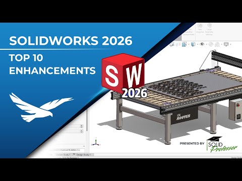 Видео: Что нового в SOLIDWORKS 2026 — 10 главных улучшений (представлено SolidProfessor)