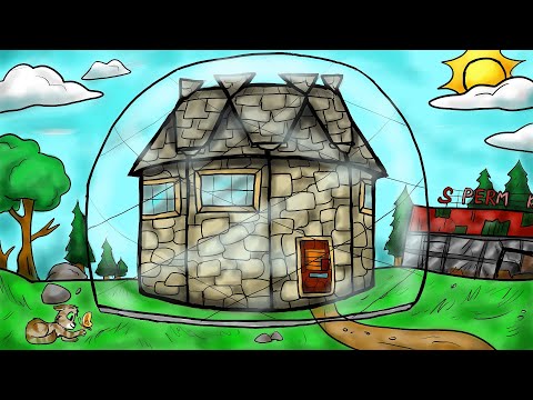 Видео: Rust - Построил дом в ОГРОМНОЙ СТЕКЛЯННОЙ СФЕРЕ / Соло выживание