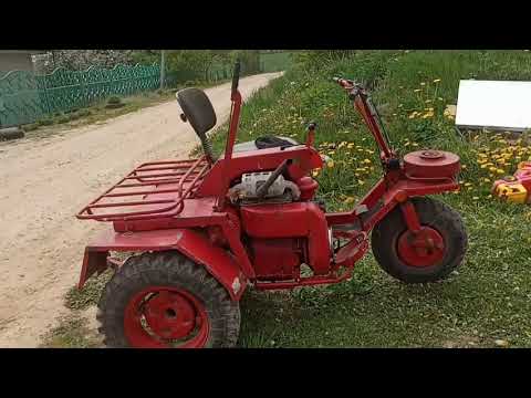 Видео: Мотоблок МТз 1991 года. Трицикл.   Модернизация  механизмов. Фильм 2