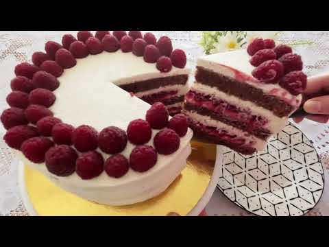 Видео: Торт " Мадлен " ! " Madeleine " cake ! Торт з малиною та білим шоколадом!