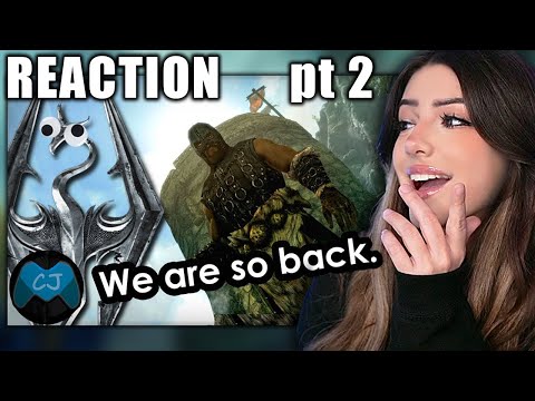 Видео: Skyrim Мозгогнил РЕАКЦИЯ Часть 2