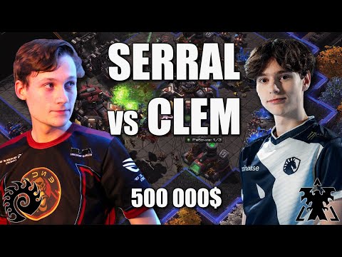 Видео: Serral vs Clem - 500 000$ Турнир по StarCraft 2 | IEM Katiwice 2024