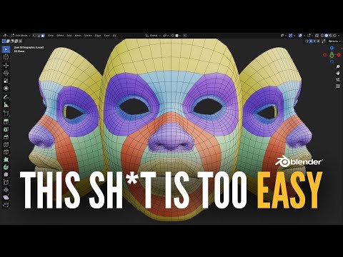 Видео: Ретопология для начинающих | Урок по Blender
