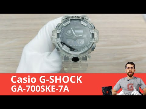 Видео: Прозрачный G-SHOCK / GA-700SKE-7A