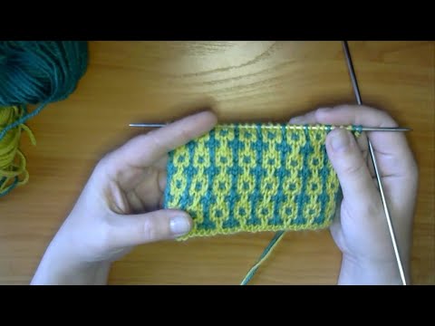 Видео: Ленивый жаккард. Простые узоры. Узор №4