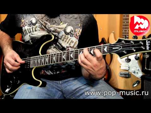 Видео: Электрогитара SCHECTER OMEN EXTREME-6