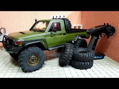 Видео: RC Toyota LC 70. Изменения внешнего вида, вращение руля. Спасибо подписчикам.