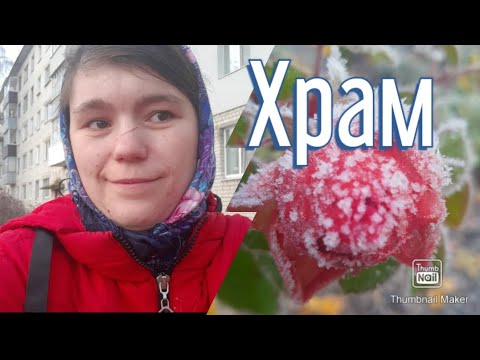 Видео: Vlog первый снег и красивая погода