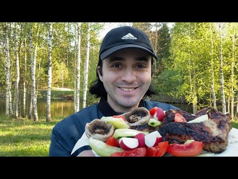 Видео: МУКБАНГ ШАШЛЫК 🥩 / mukbang barbecue не асмр