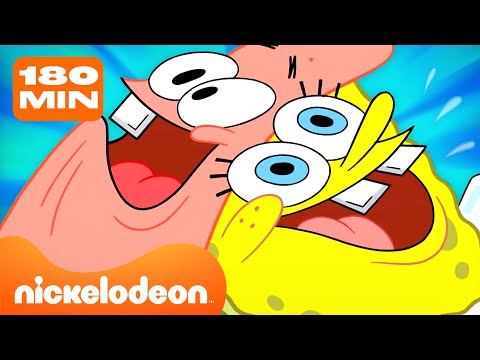 Видео: 3 ЧАСА Губки Боба Квадратные Штаны 🧽