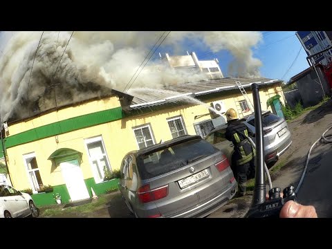 Видео: Внезапный пожар. Повезло, что мы были рядом !!!