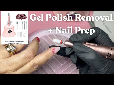 Видео: Снятие гель-лака и подготовка ногтей | Новая аккумуляторная дрель Melody Susie SC320G Scarlet | О...