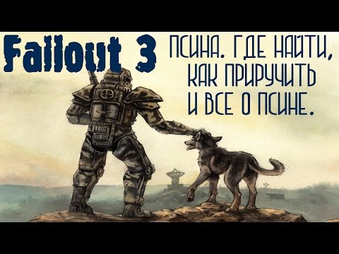 Видео: Fallout 3. Псина. Где найти псину. Как приручить псину. Все о псине.
