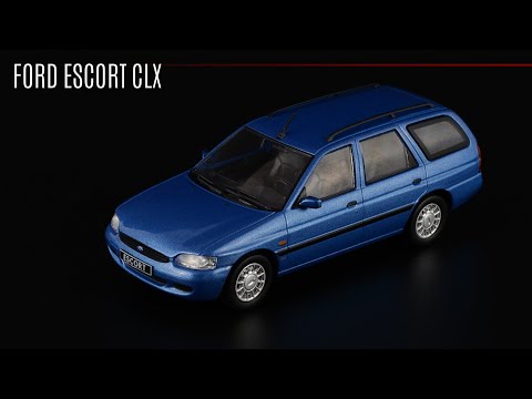 Видео: Безликий: Ford Escort CLX Turnier 1996 • IXO Models • Масштабные модели автомобилей 1:43