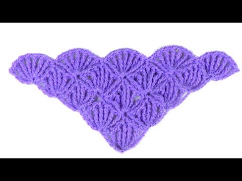 Видео: Узор для шали Веерочки