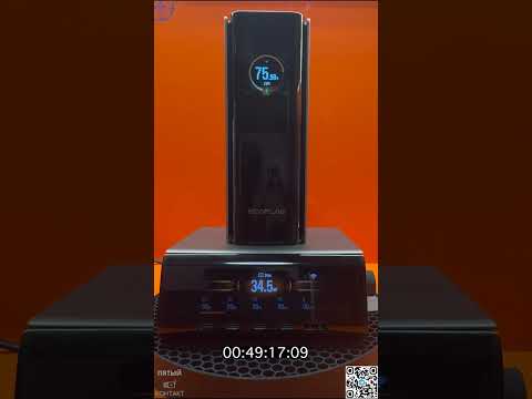 Видео: Проверка скорости зарядки EcoFlow RAPID Pro - повербанк 20000 мАч от зарядной станции 320W