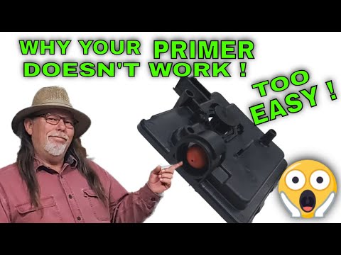 Видео: Простой способ самостоятельного ремонта груши праймера для газонокосилки, которая не заводится бе...