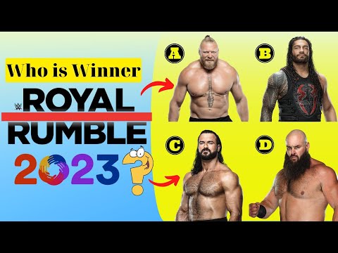 Видео: Викторина WWE - Сможете ли вы угадать победителя Королевской битвы каждый год?