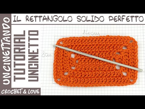 Видео: Как сделать сплошной прямоугольник нужной формы — Мастер-класс по вязанию крючком.