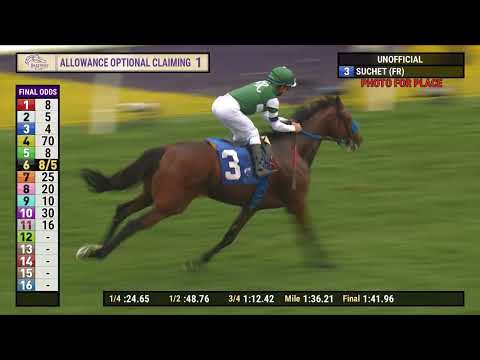 Видео: Суше (Франция) выигрывает первую гонку в Дел Мар 1 ноября 2025 года