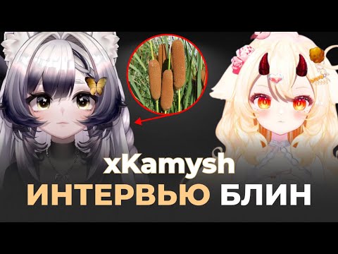Видео: Интервью с КАМЫШ / Vtuber блинчик / нарезка со стрима