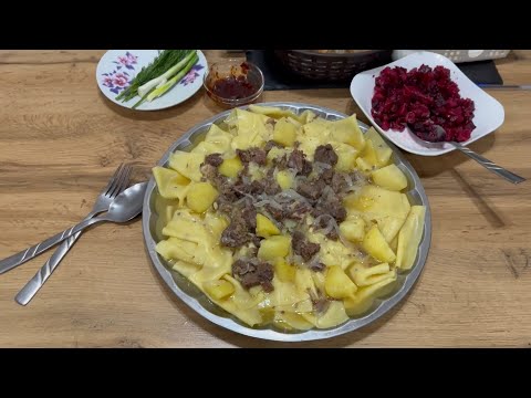 Видео: Замужем за Казахом / Ленивый Бешбармак / Өтірік Бесбармақ / Будни Русской в Казахской Семье / Влог86