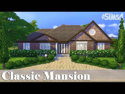 Видео: Классический особняк | The Sims 4 | Без CC | Stop motion