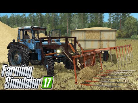 Видео: [РП] ПОМОГАЮ МЕСТНОМУ ФЕРМЕРУ ПЕРЕВЕЗТИ СОЛОМУ ДЛЯ КОРОВ! FARMING SIMULATOR-17
