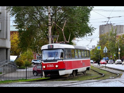 Видео: [СНЯТО ЗИМОЙ] Катаемся на трамвае Tatra T3SU № 5785 по маршруту 5, г. Волгоград (31.01.24)