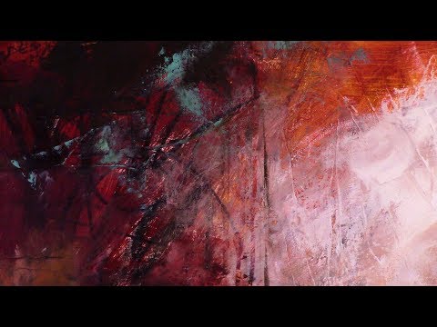 Видео: Абстрактное искусство – Акриловая живопись – Текстура и слои на холсте – Часть 1