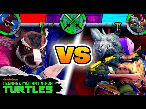 Видео: Самые большие битвы Мастера Сплинтера с ПОЛОСАМИ ЗДОРОВЬЯ! 🎮 с Бибопом, Рокстеди и другими мутантами