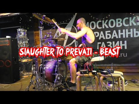 Видео: laughter to Prevail - Beast (drums Евгений Новиков)