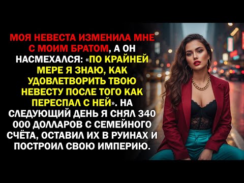 Видео: Моя невеста изменила мне с моим братом, а он насмехался: «По крайней мере я знаю, как...