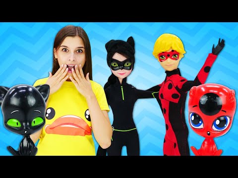 Видео: Куклы Леди Баг и Супер Кот 🔴 приключения игрушек в ТойКлаб