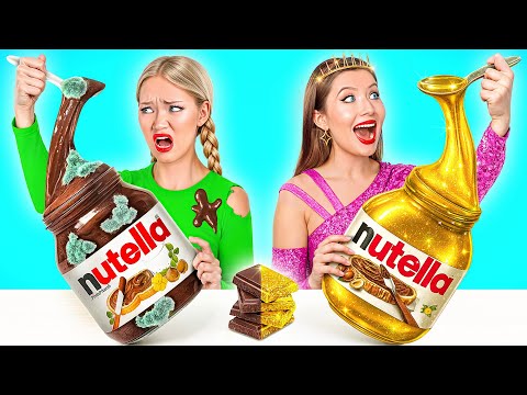 Видео: Челлендж. Шоколадная Еда vs Настоящая Еда с Уэнсдей Аддамс | Сумасшедший Челлендж от Super Hyper DO