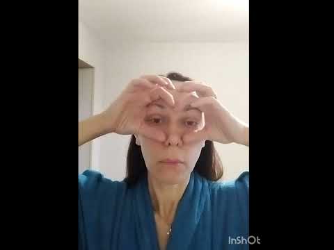 Видео: гимнастика для лица. Начало занятий. Продолжение следует.
