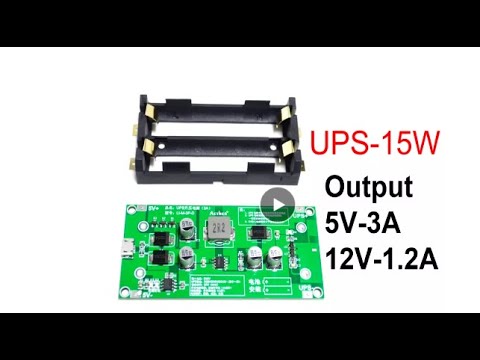 Видео: Китайский DIY UPS (бесперебойник) для Wi-Fi роутера pt.1