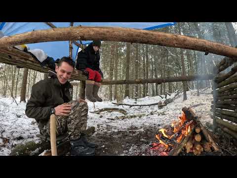 Видео: Подготовка к ночёвке в лесу!