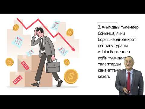 Видео: 11 тақырып.Борышкердің мүлкін өткізу кезектілігі