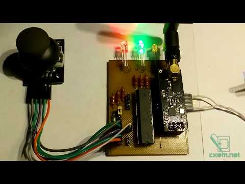 Видео: Простое радиоуправление на NRF24L01+PA+LNA. Передатчик