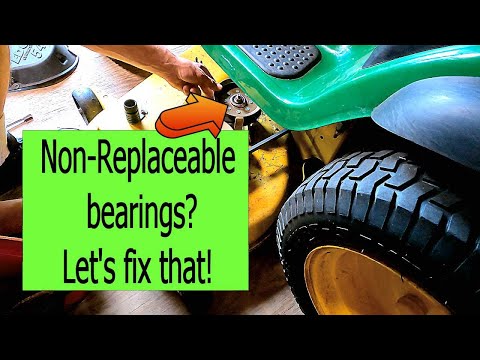 Видео: Замена подшипника деки косилки John Deere