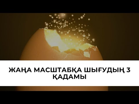 Видео: Жаңа масштабқа шығудың 3 қадамы | +Медитация | Алмас АҚЫН рухани ұстаз, қаржыгер