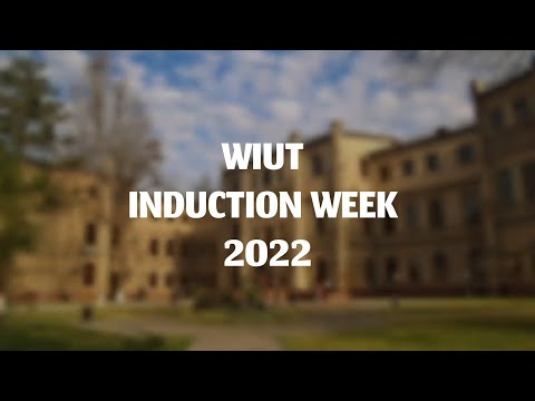 Видео: WIUT INDUCTION WEEK 2022 – как это было?