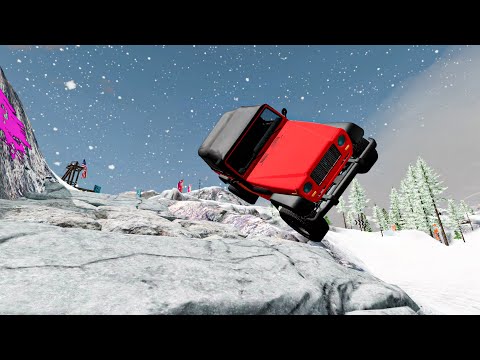 Видео: ДОРОГА СМЕРТИ! ОСТОРОЖНО, СКОЛЬЗКО!┃BeamNG.drive