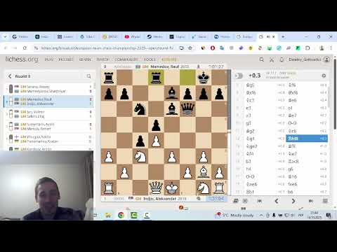 Видео: Командний чемпіонат Європи European Team Chess Championship 2025. Огляд 9 туру