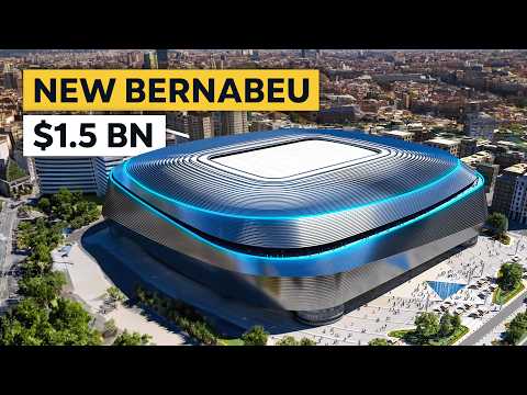 Видео: Новый Бернабеу стоимостью 1,5 миллиарда долларов против Камп Ноу стоимостью 1 миллиард долларов