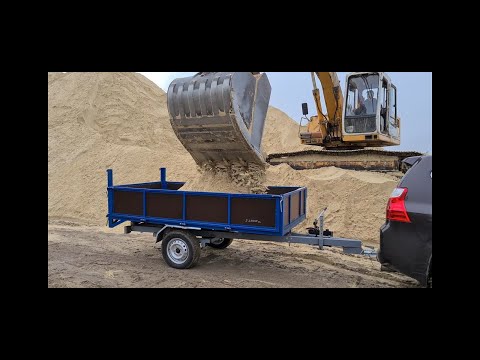 Видео: Прицеп Самосвал 3,10х1,85х0,50м. Лукашенко Вадим. 0672387170.