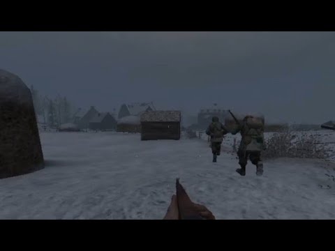 Видео: Call of Duty UO, без комментариев #3(Американская компания: зимняя пробежка)