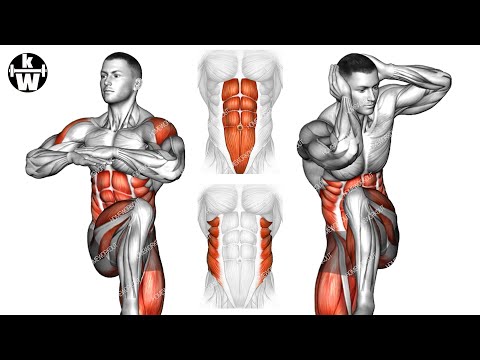 Видео: Тренировка пресса стоя! ➜ Получите пресс с кубиками быстро и эффективно.