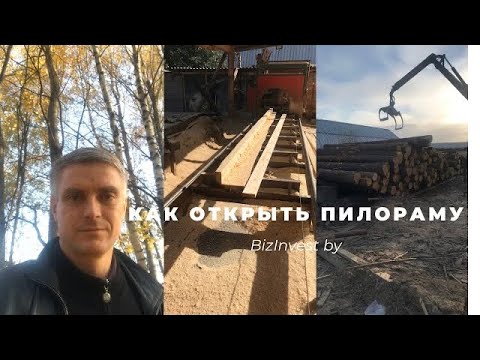 Видео: Как открыть пилораму. Пилорама как бизнес.